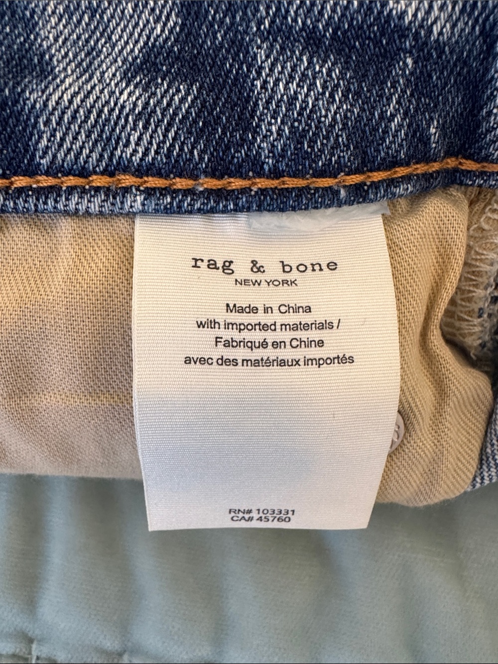 rag & bone Harlow jeans w/ crystals. Cropped, size 28 - Picture 2 of 6